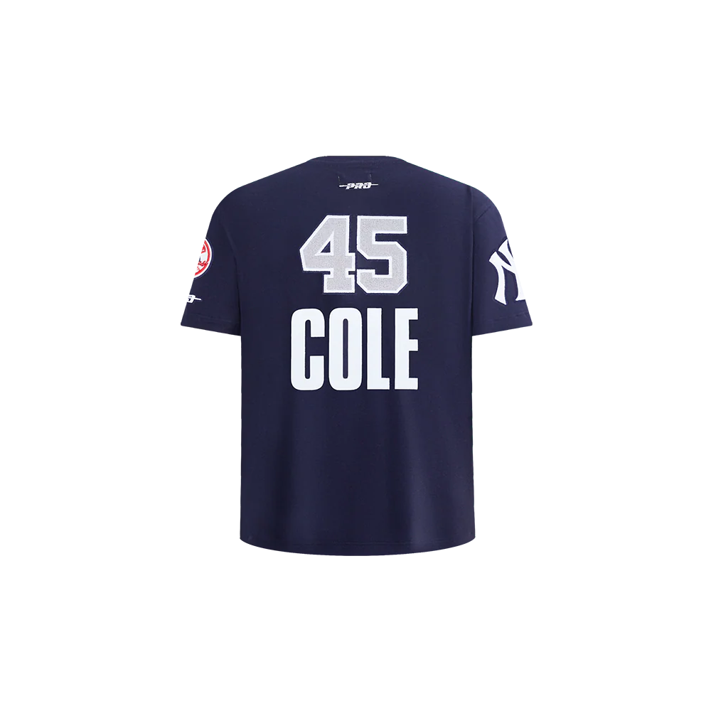 MLB NEW YORK YANKEES GERRIT COLE #45 CLASSIC PLAYER NAME AND NUMBER TODDLER BOY'S TAPING TOP