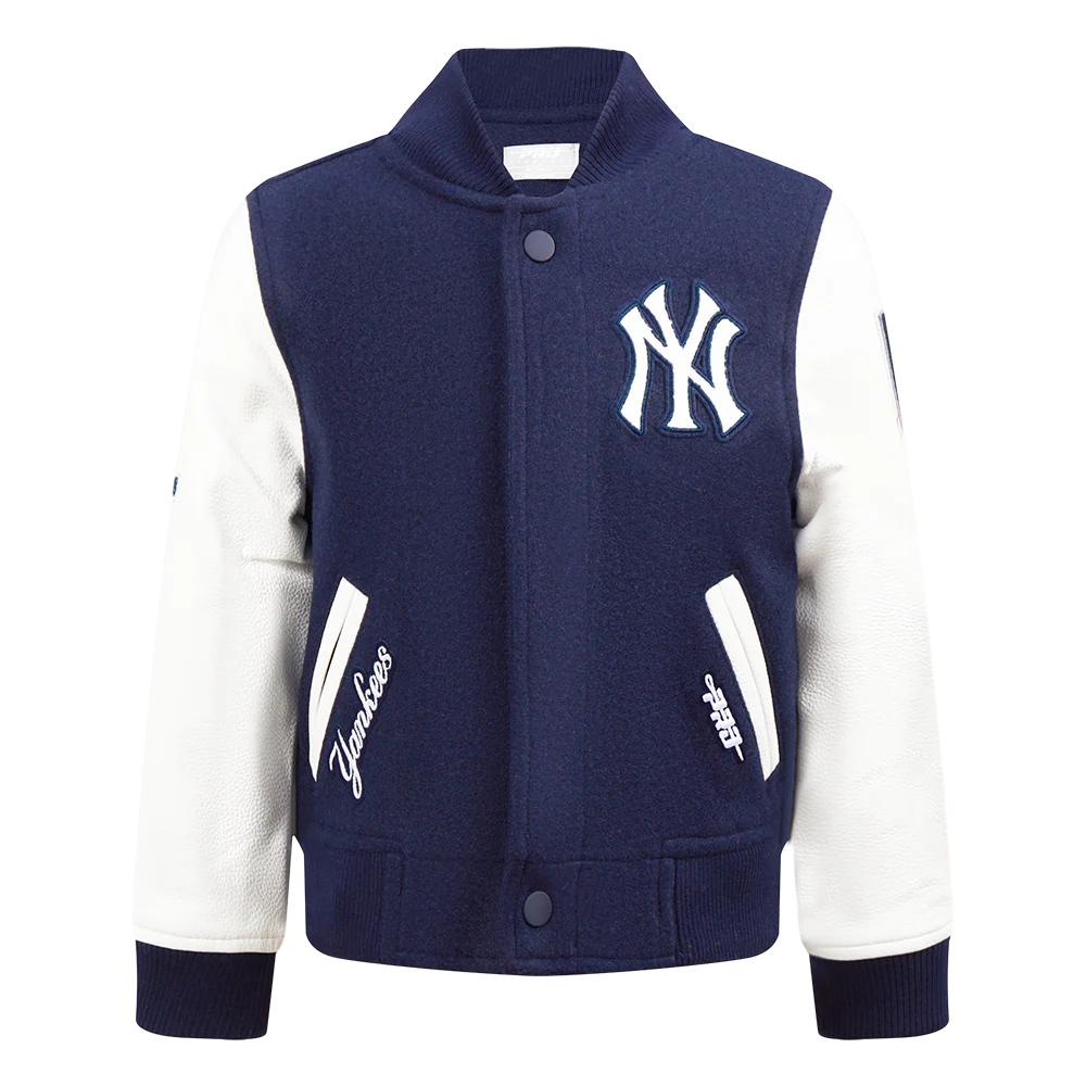 MLB NEW YORK YANKEES CLASSIC TODDLER BOYS WOOL VARSITY JACKET