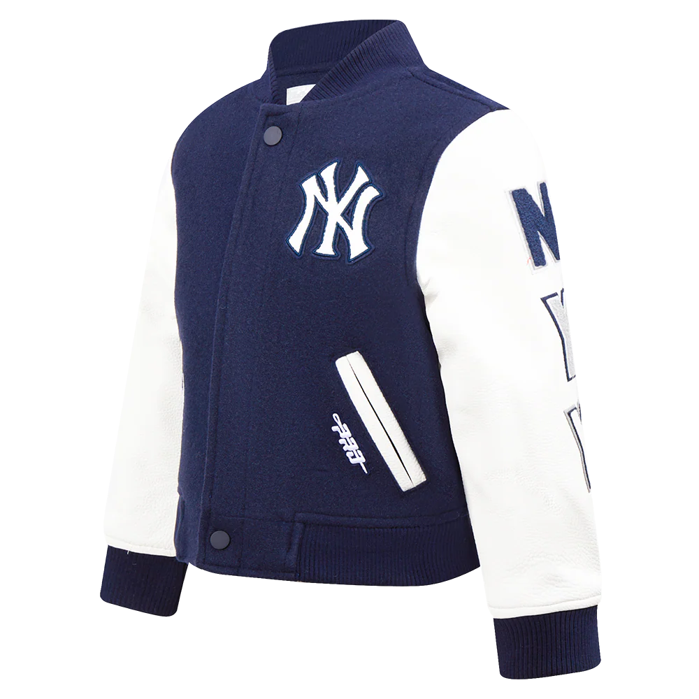 MLB NEW YORK YANKEES CLASSIC TODDLER BOYS WOOL VARSITY JACKET