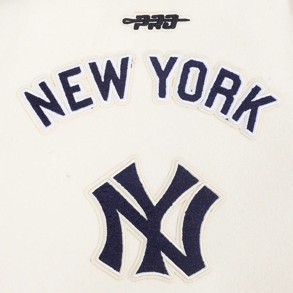 MLB NEW YORK YANKEES RETRO CLASSIC TODDLER BOYS RIB WOOL VARSITY JACKET