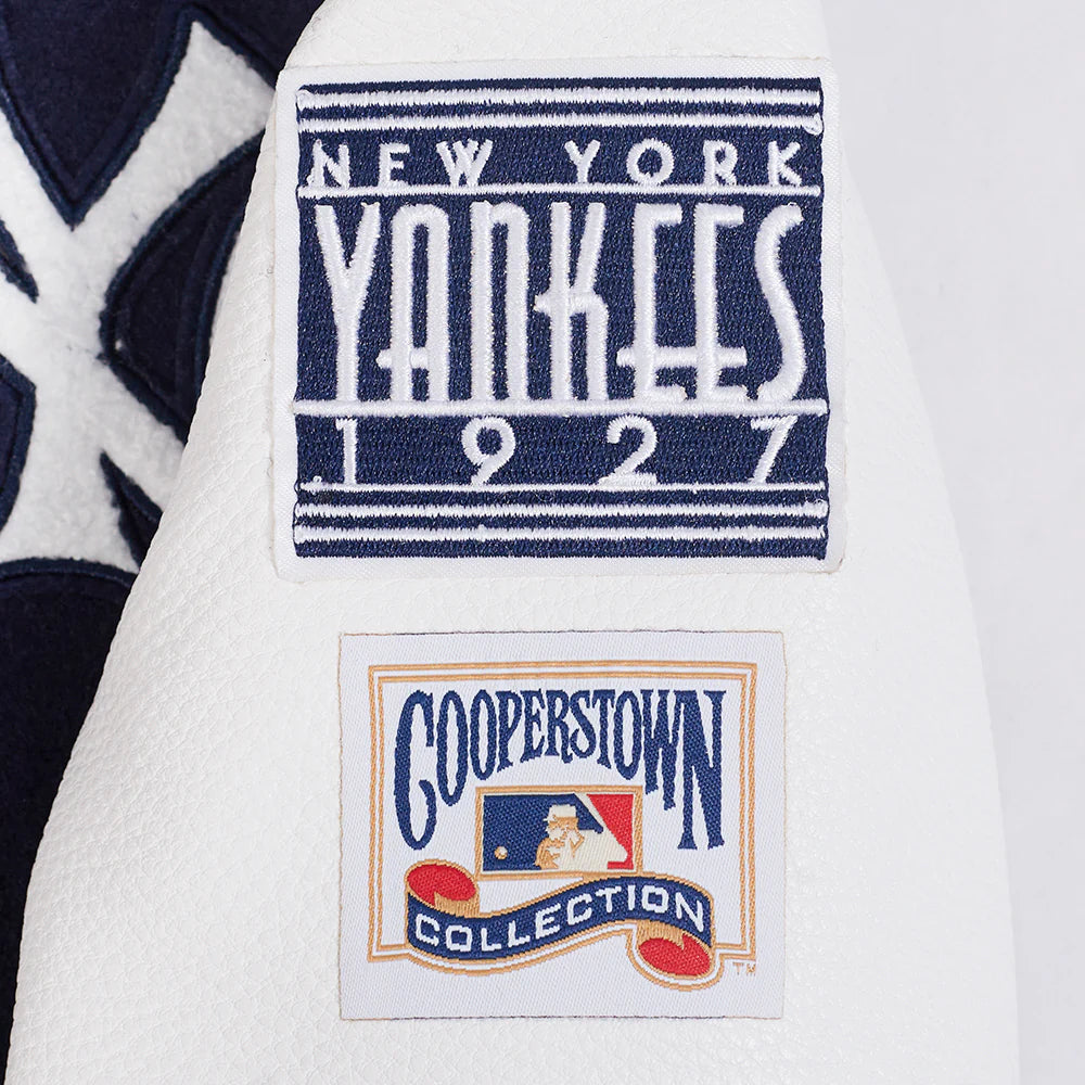 MLB NEW YORK YANKEES RETRO CLASSIC TODDLER BOYS RIB WOOL VARSITY JACKET