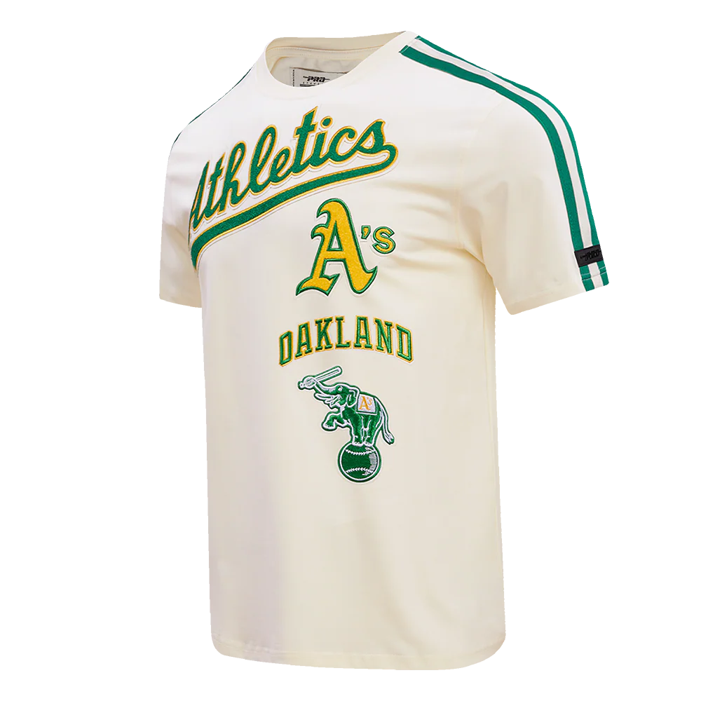 MLB OAKLAND ATHLETICS RETRO CLASSIC MEN'S STRIPED TOP
