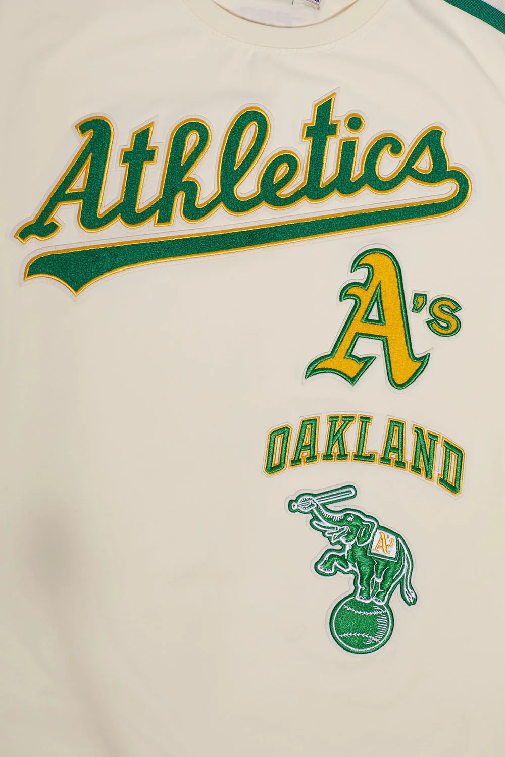 MLB OAKLAND ATHLETICS RETRO CLASSIC MEN'S STRIPED TOP