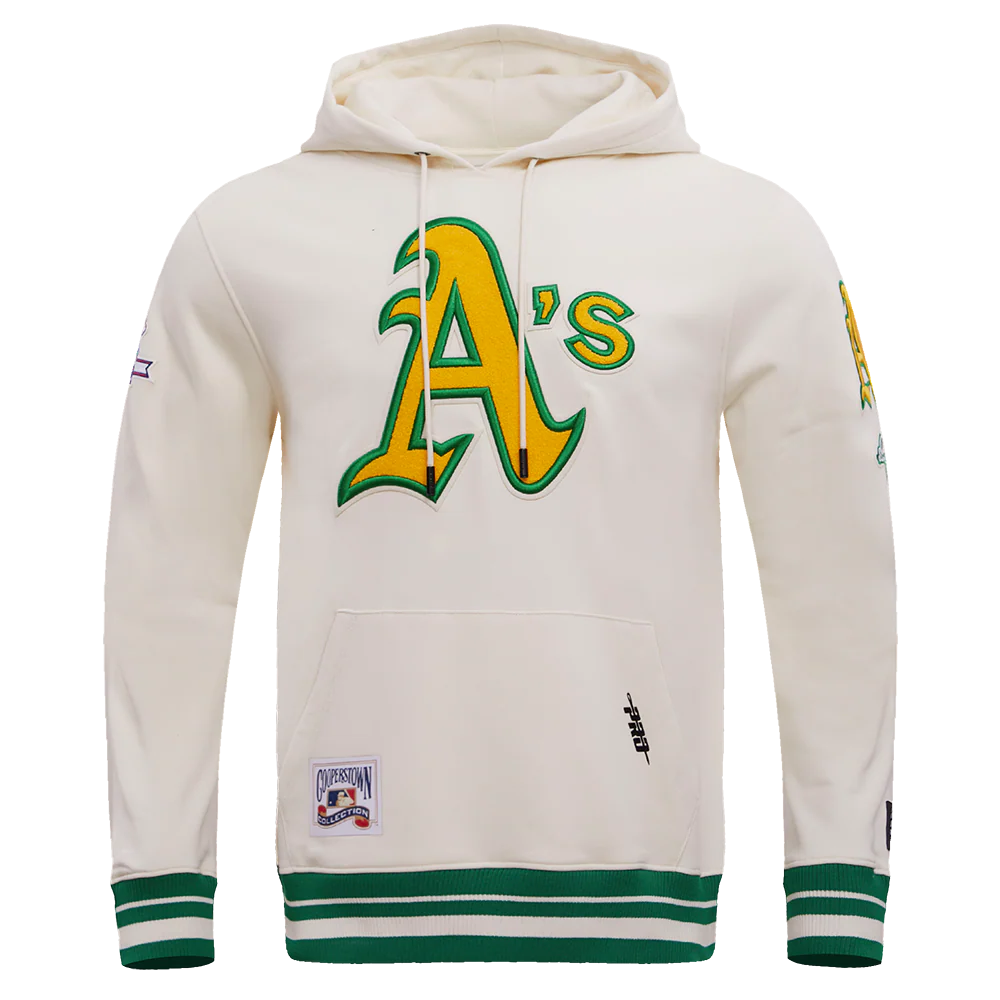 MLB OAKLAND ATHLETICS RETRO CLASSIC MEN'S PULLOVER HOODIE