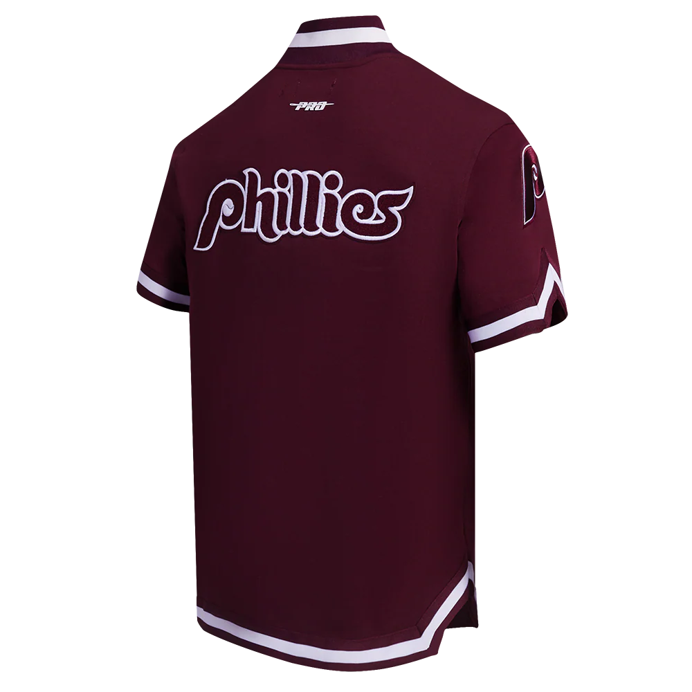 MLB PHILADELPHIA PHILLIES CLASSIC MEN'S WARM UP JACKET