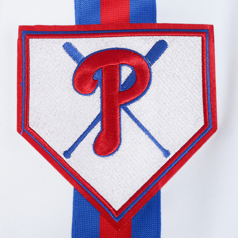 MLB PHILADELPHIA PHILLIES CURRENT LOGO PRO GAME DAY MEN'S DOUBLE KNIT JACKET