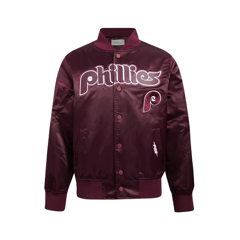 MLB PHILADELPHIA PHILLIES CLASSIC BIG BOYS SATIN JACKET