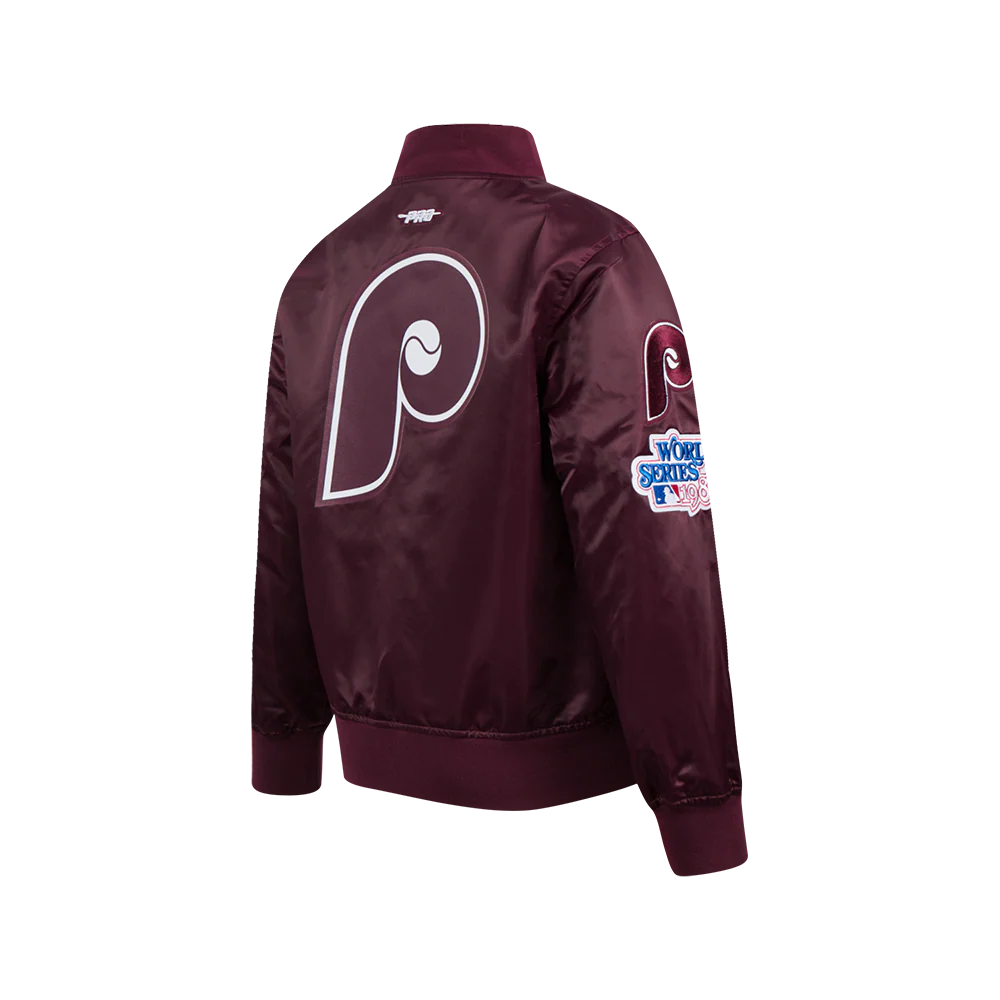 MLB PHILADELPHIA PHILLIES CLASSIC BIG BOYS SATIN JACKET