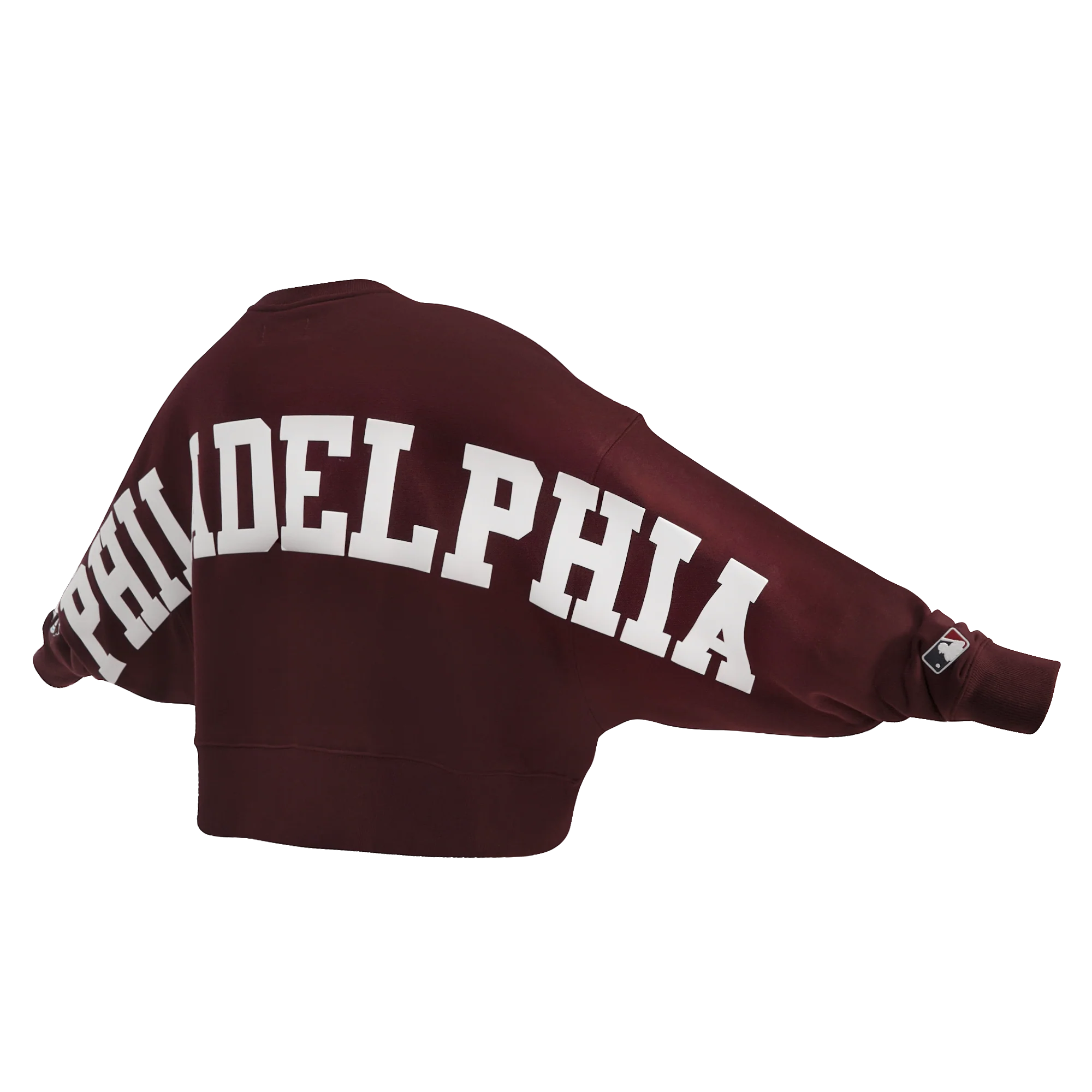 MLB PHILADELPHIA PHILLIES WINGSPAN WOMEN'S FLEECE CREWNECK
