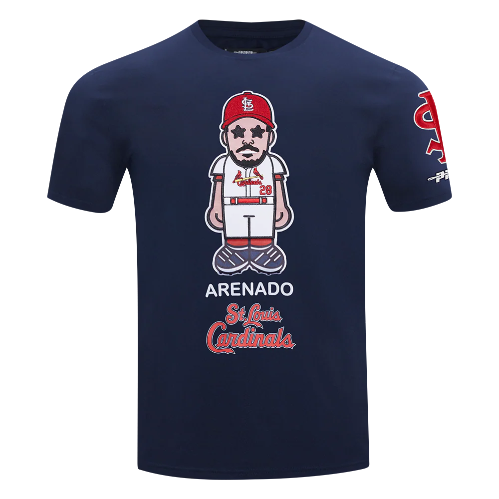 MLB ST. LOUIS CARDINALS NOLAN ARENADO #28 AVATAR SINGLE JERSEY MEN'S TOP