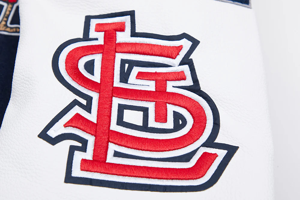 MLB ST. LOUIS CARDINALS RETRO MASHUP MEN'S RIB WOOL VARSITY JACKET