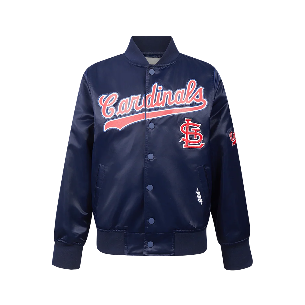 MLB ST. LOUIS CARDINALS CLASSIC BIG BOYS SATIN JACKET
