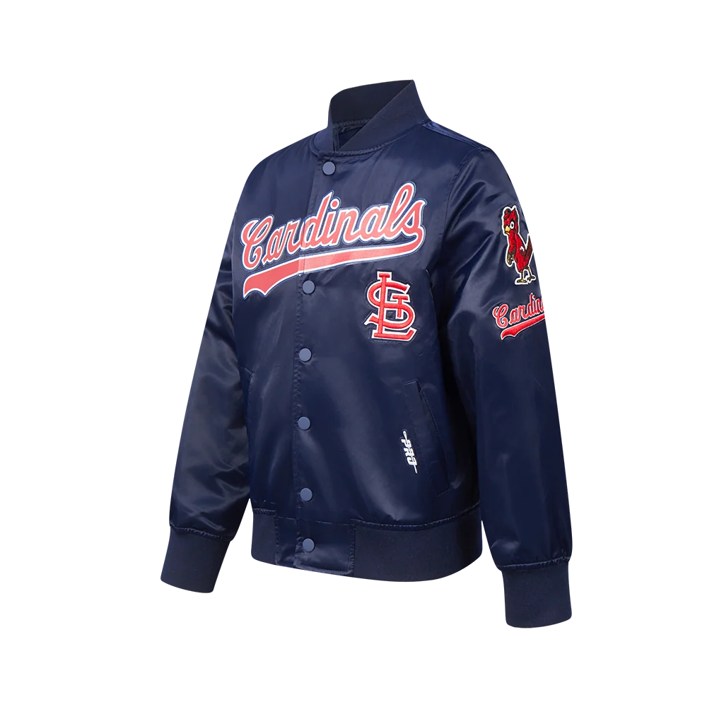 MLB ST. LOUIS CARDINALS CLASSIC BIG BOYS SATIN JACKET