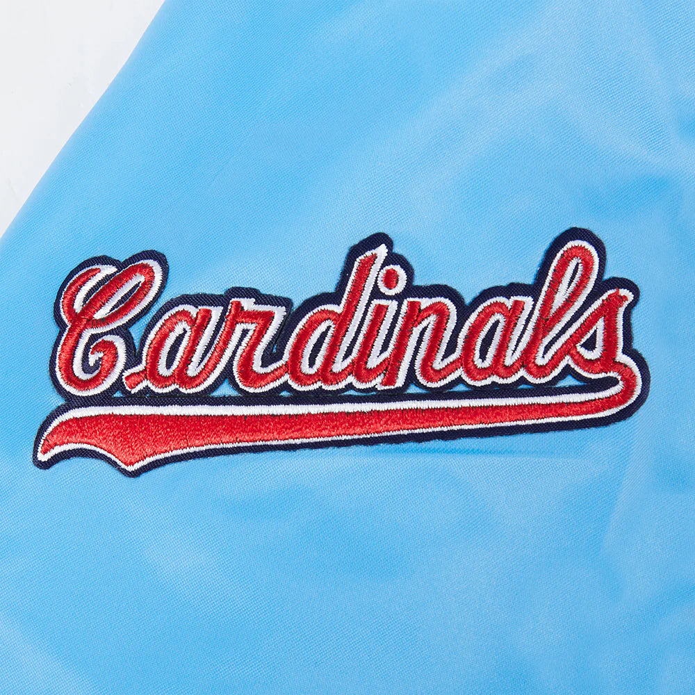 MLB ST. LOUIS CARDINALS RETRO CLASSIC BIG BOYS RIB SATIN JACKET