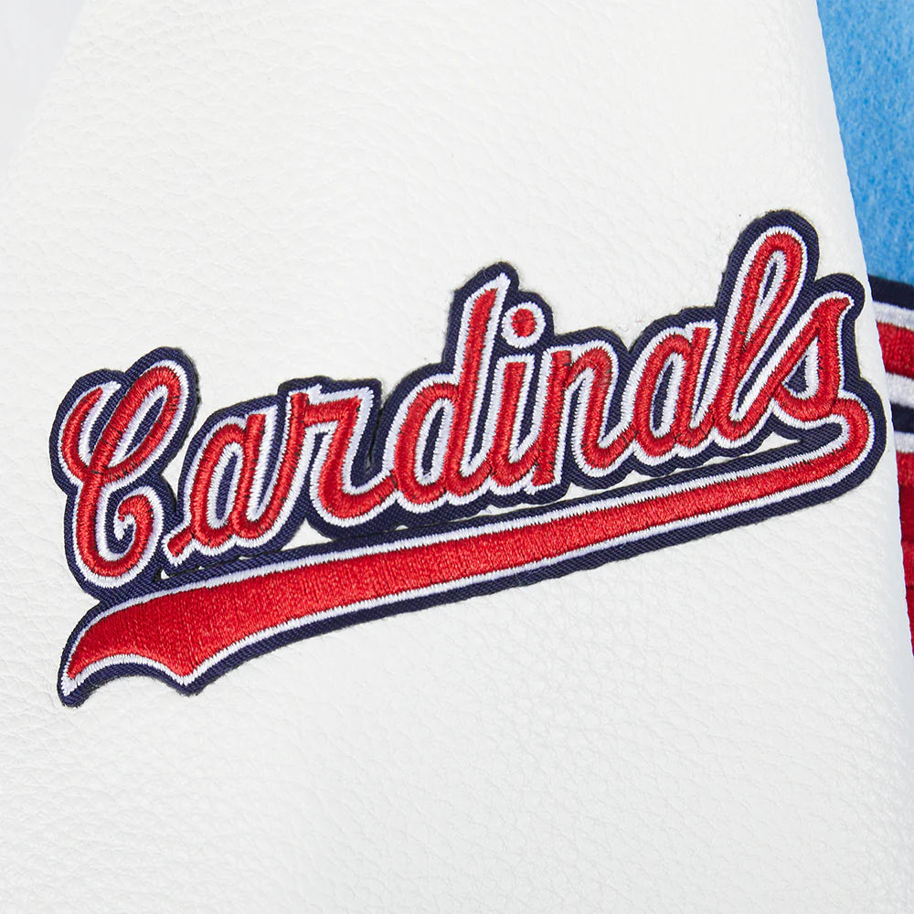 MLB ST. LOUIS CARDINALS RETRO CLASSIC BIG BOYS RIB WOOL VARSITY JACKET