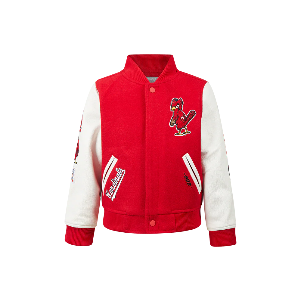 MLB ST. LOUIS CARDINALS CLASSIC LITTLE BOYS WOOL VARSITY JACKET