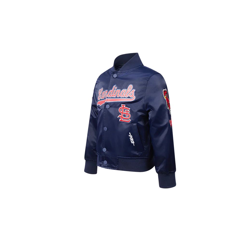 MLB ST. LOUIS CARDINALS CLASSIC TODDLER BOYS SATIN JACKET