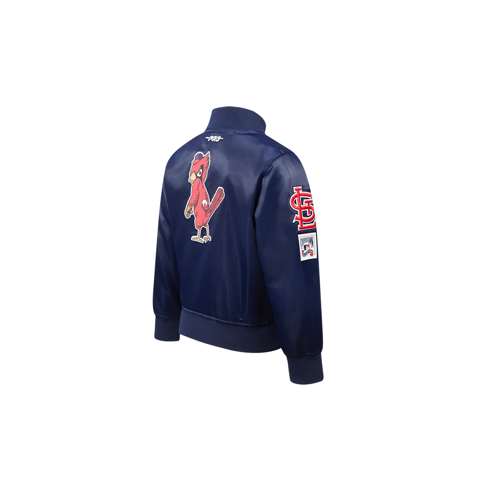 MLB ST. LOUIS CARDINALS CLASSIC TODDLER BOYS SATIN JACKET