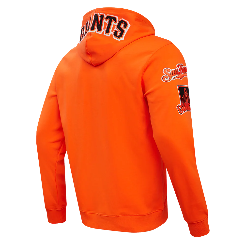 MLB SAN FRANCISCO GIANTS CLASSIC CHENILLE MEN'S PULLOVER HOODIE