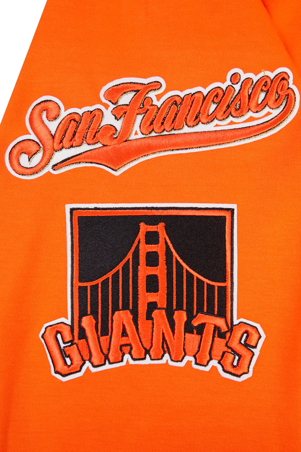 MLB SAN FRANCISCO GIANTS CLASSIC CHENILLE MEN'S PULLOVER HOODIE