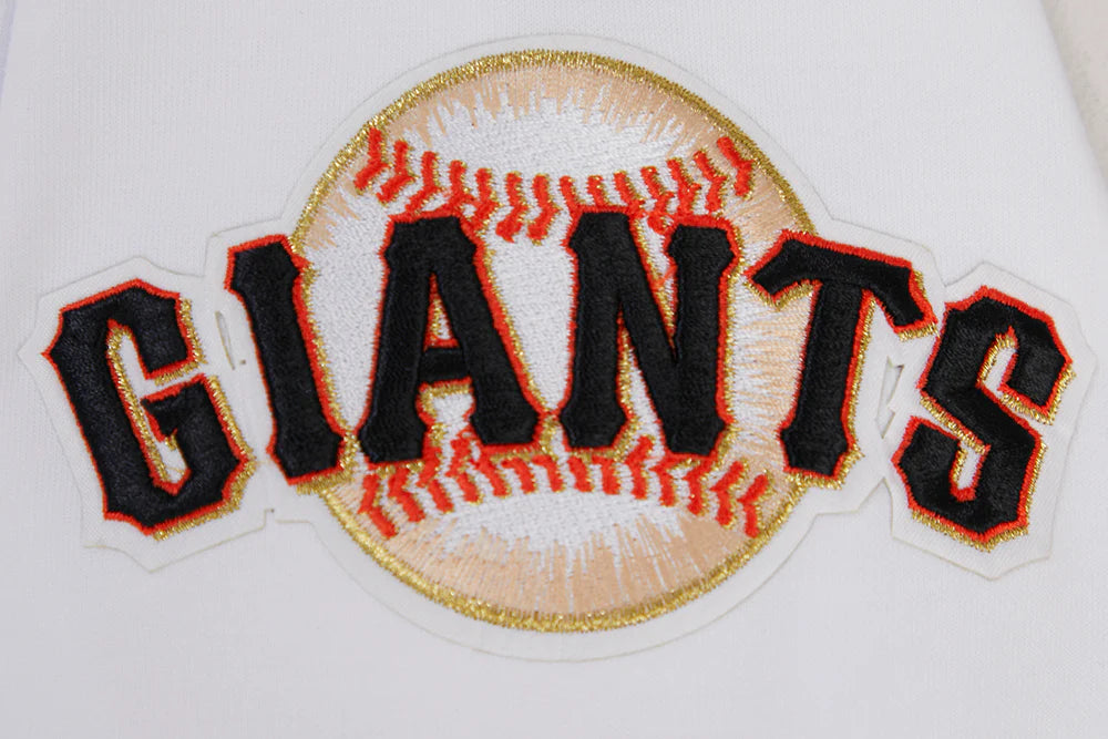 MLB SAN FRANCISCO GIANTS CLASSIC CHENILLE MEN'S FULL ZIP PULLOVER HOODIE