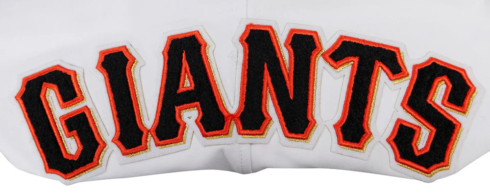 MLB SAN FRANCISCO GIANTS CLASSIC CHENILLE MEN'S FULL ZIP PULLOVER HOODIE