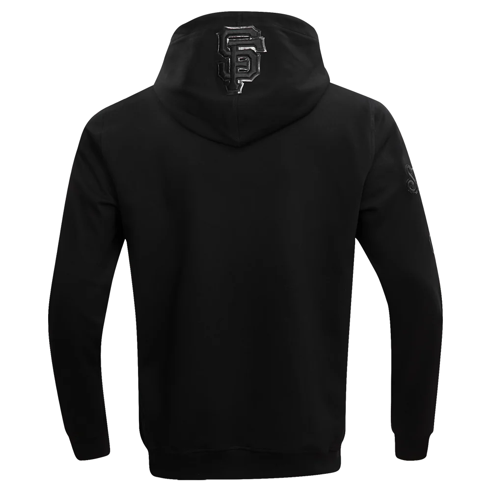 MLB SAN FRANCISCO GIANTS TRIPLE BLACK LOGO MEN'S PULLOVER HOODIE