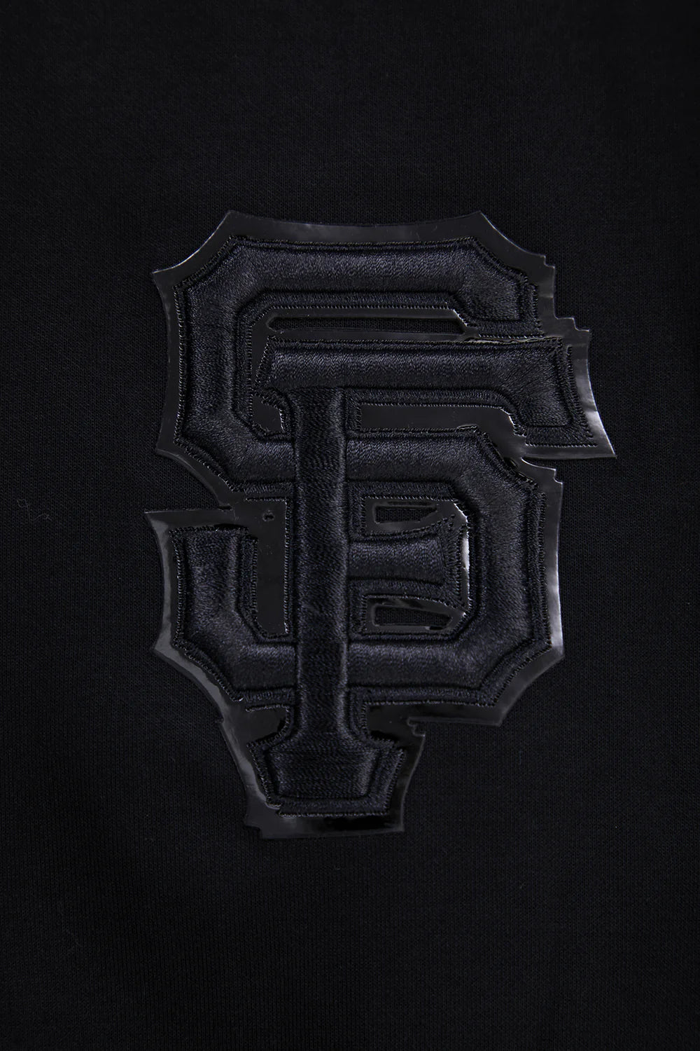MLB SAN FRANCISCO GIANTS TRIPLE BLACK LOGO MEN'S PULLOVER HOODIE
