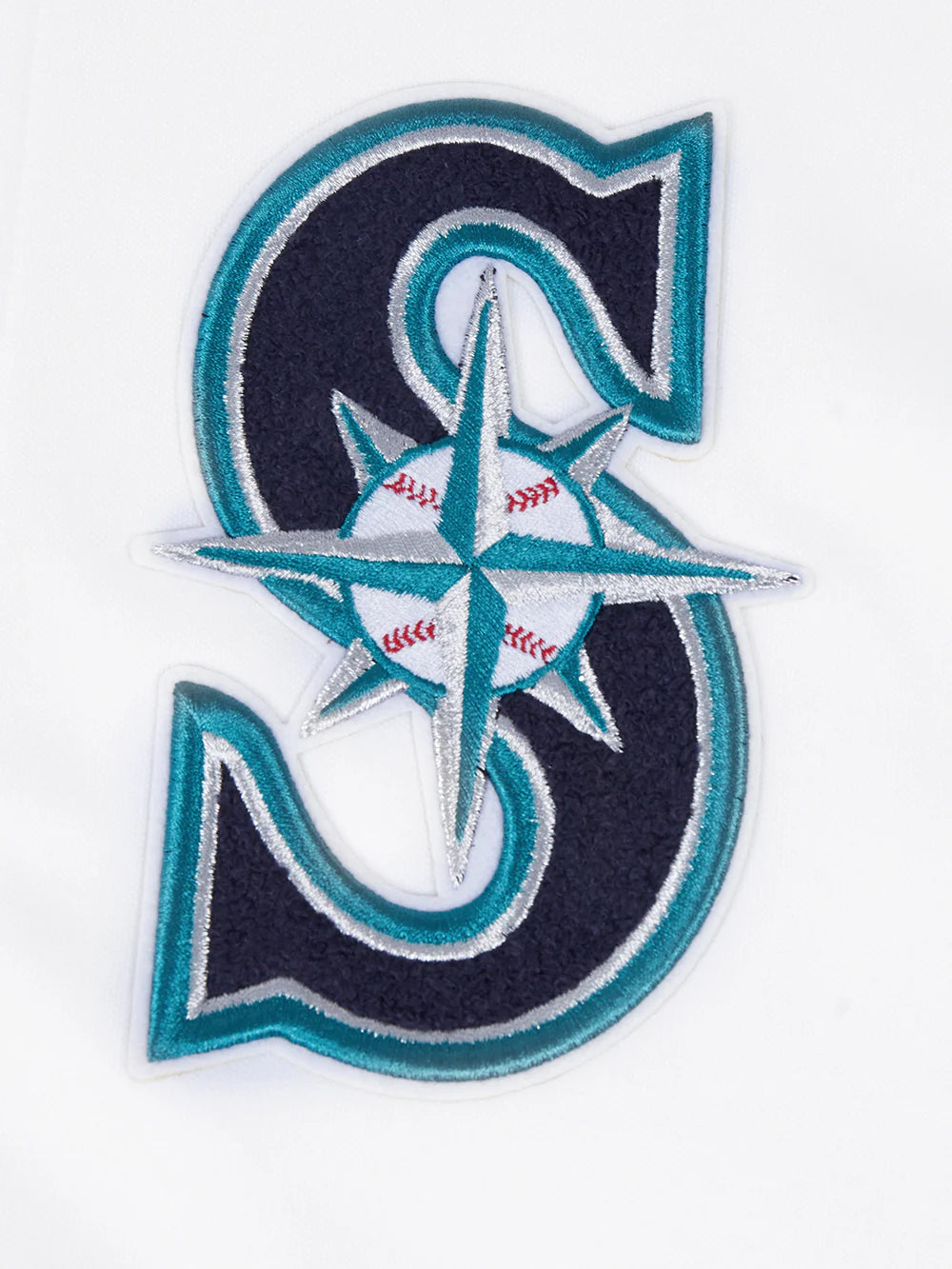 MLB SEATTLE MARINERS CLASSIC CHENILLE MEN'S FULL ZIP PULLOVER HOODIE