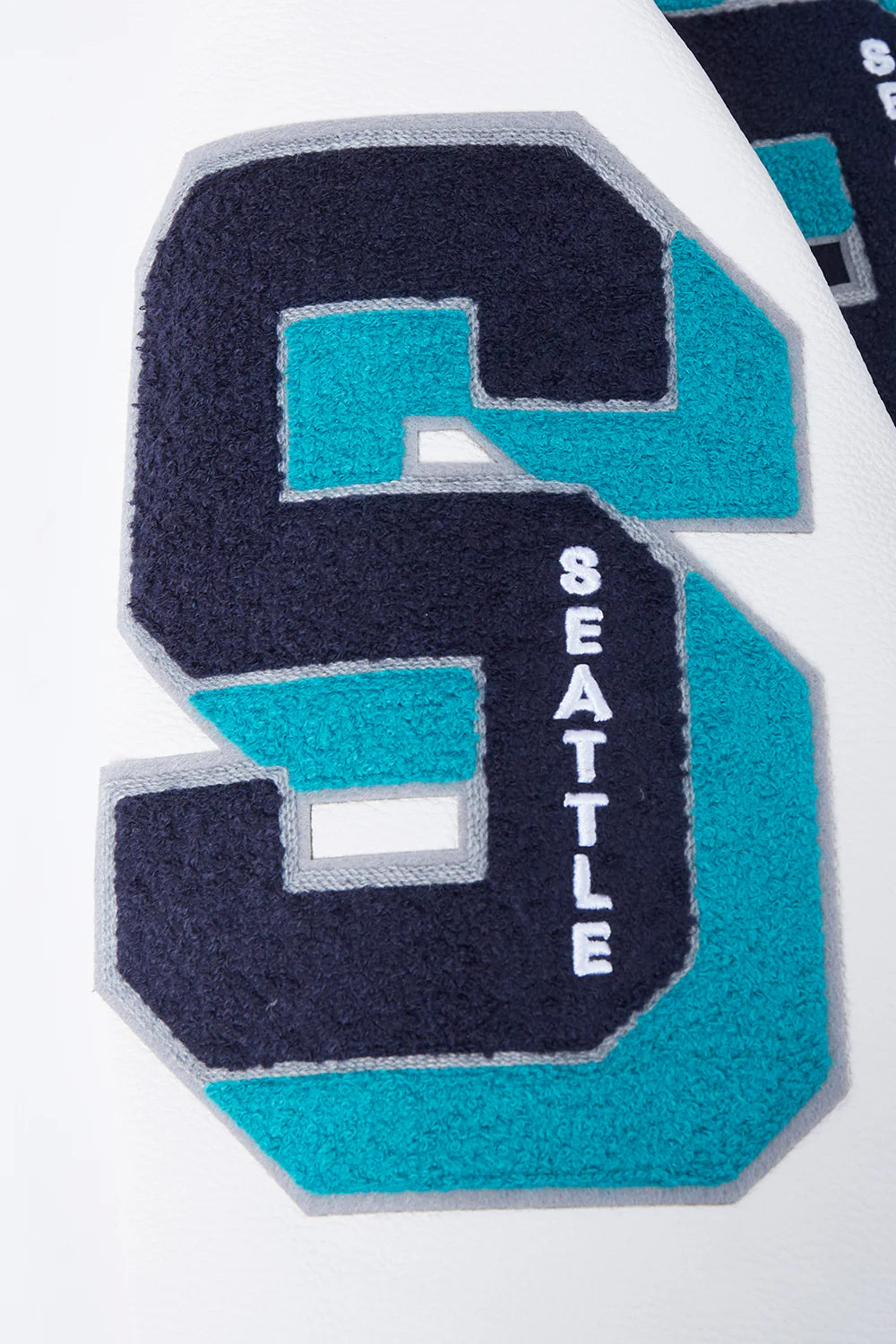 MLB SEATTLE MARINERS MASHUP MEN'S RIB WOOL VARSITY JACKET