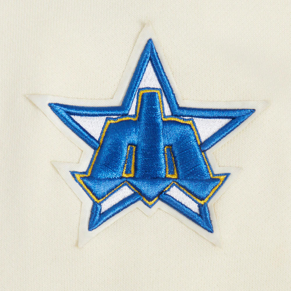 MLB SEATTLE MARINERS RETRO CLASSIC WOMEN'S RIB CREWNECK