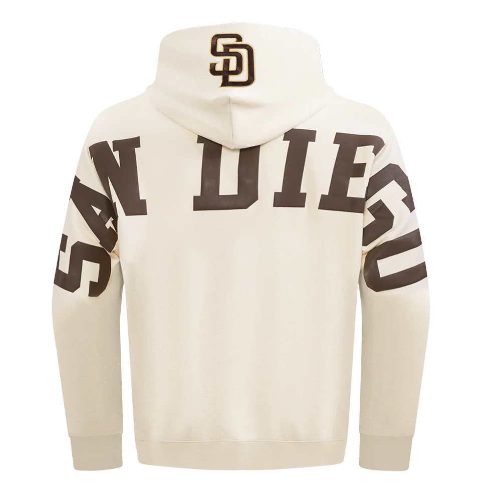 MLB SAN DIEGO PADRES WINGSPAN MEN'S DROP SHOULDER FLC PO HOODIE