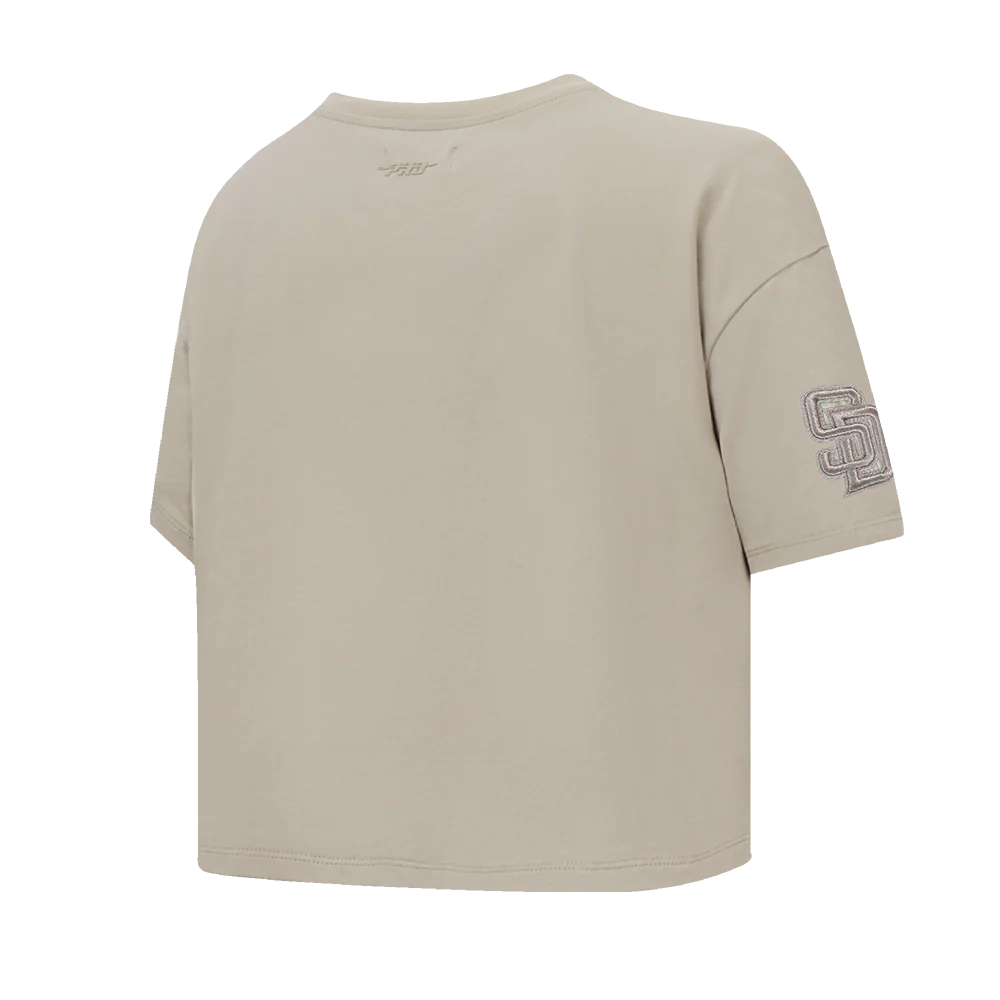 MLB SAN DIEGO PADRES NEUTRAL WOMEN'S BOXY TOP
