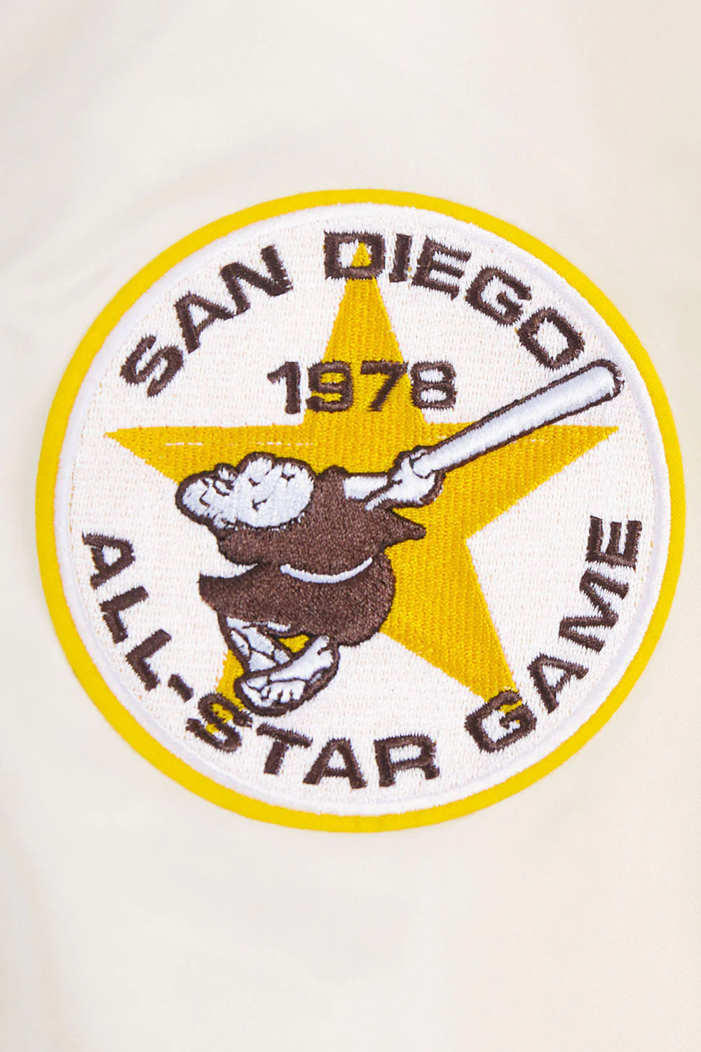 MLB SAN DIEGO PADRES RETRO CLASSIC WOMEN'S RIB SATIN JACKET