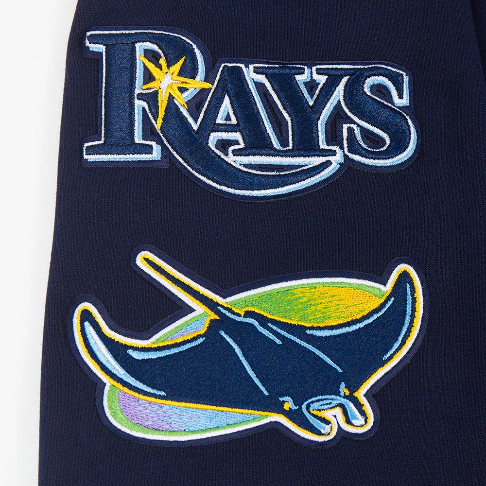 MLB TAMPA BAY RAYS MASHUP MEN'S RIB PULLOVER HOODIE