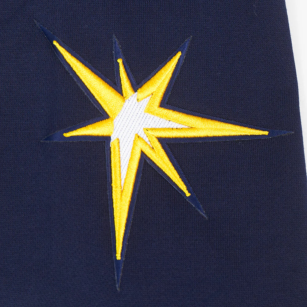 MLB TAMPA BAY RAYS MASHUP MEN'S RIB PULLOVER HOODIE