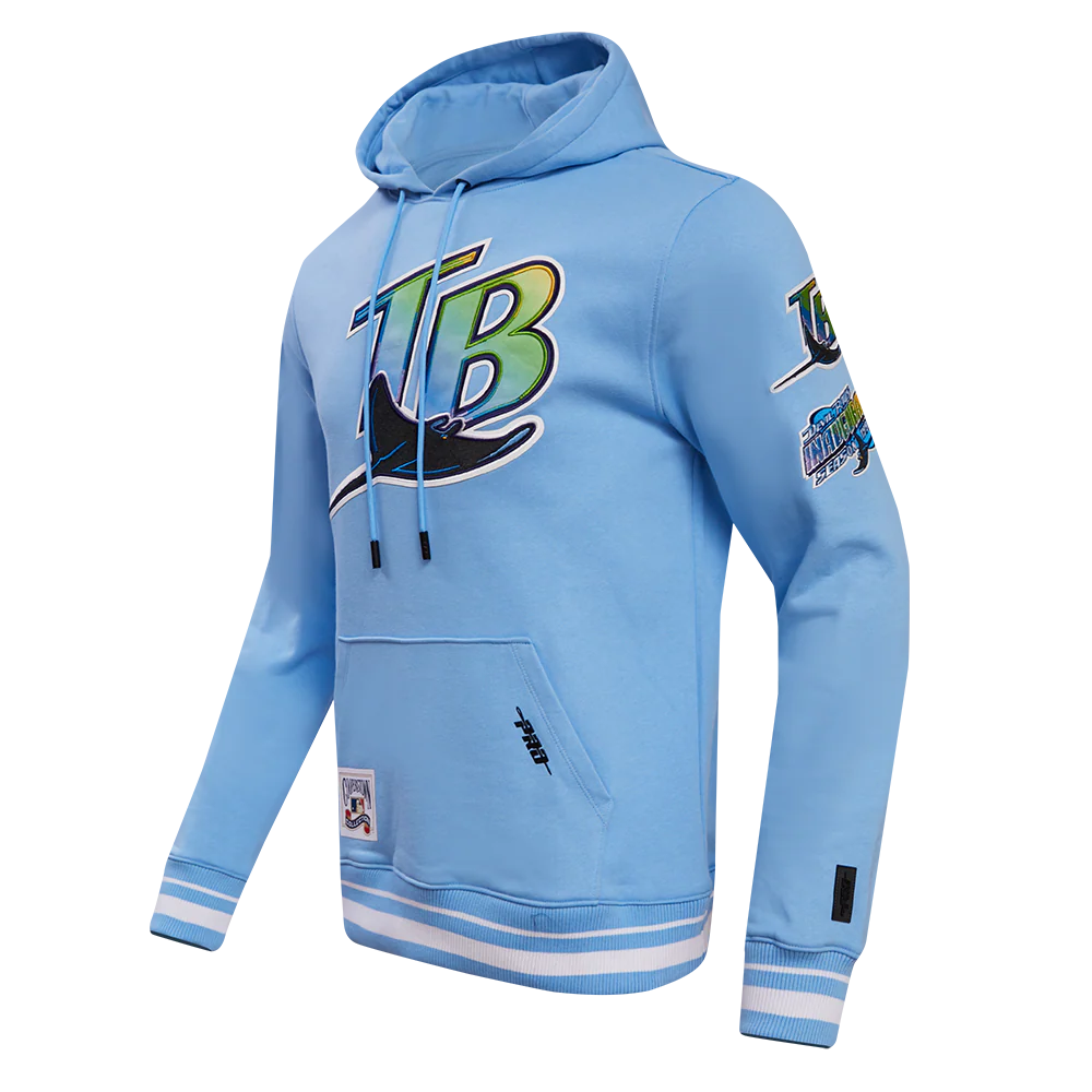 MLB TAMPA DEVIL RAYS RETRO CLASSIC MEN'S PULLOVER HOODIE