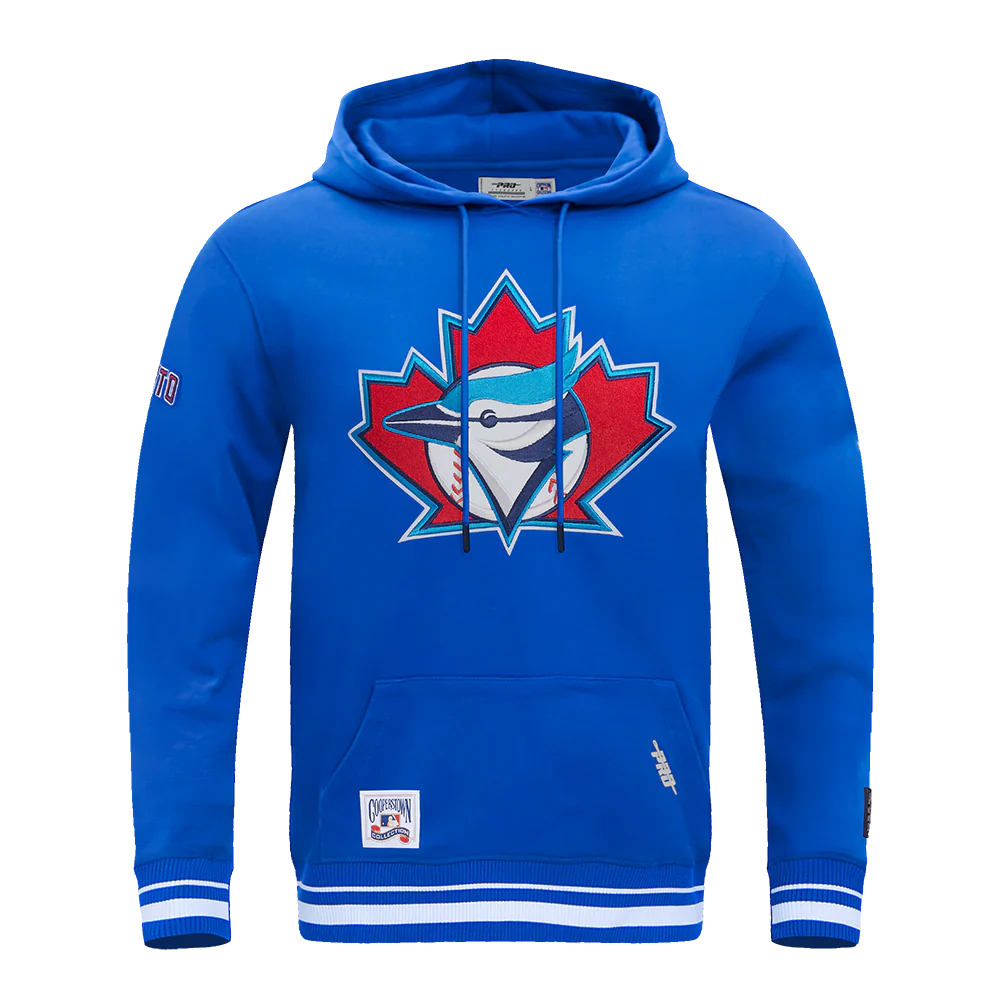 MLB TORONTO BLUE JAYS RETRO CLASSIC MEN'S RIB PULLOVER HOODIE