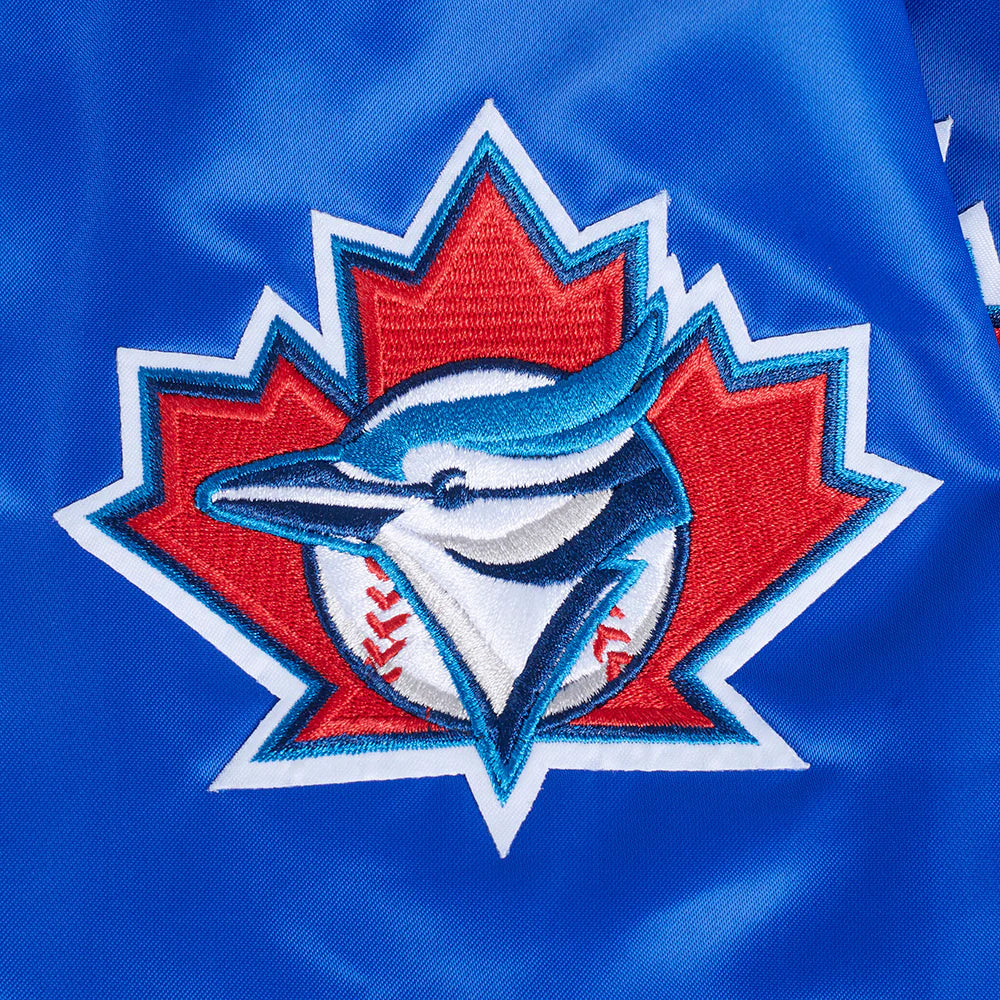 MLB TORONTO BLUE JAYS RETRO CLASSIC MEN'S RIB SATIN JACKET