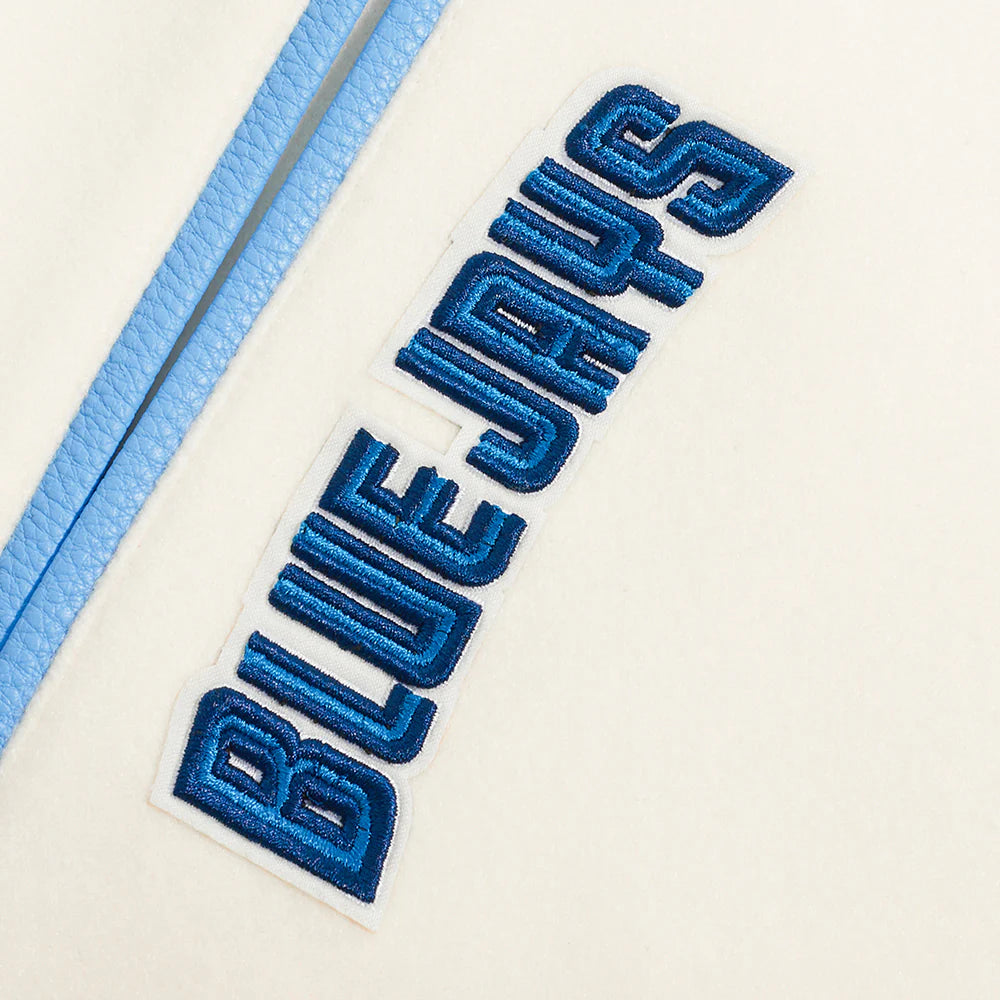 MLB TORONTO BLUE JAYS RETRO CLASSIC MEN'S RIB WOOL VARSITY JACKET