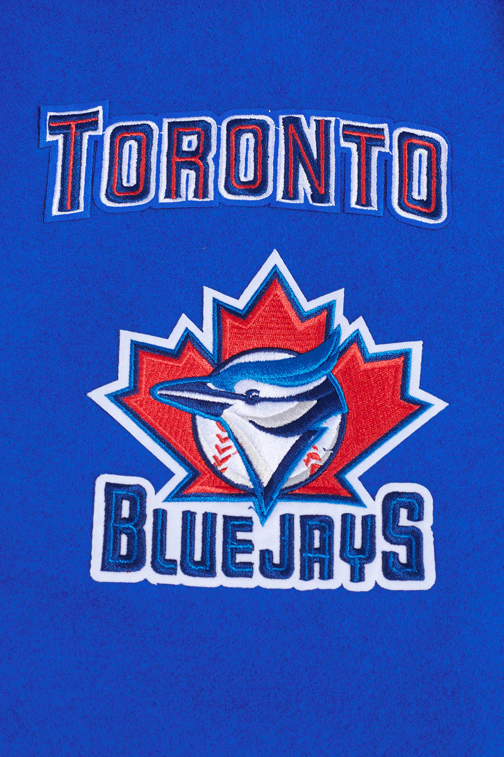 MLB TORONTO BLUE JAYS RETRO CLASSIC MEN'S RIB WOOL VARSITY JACKET
