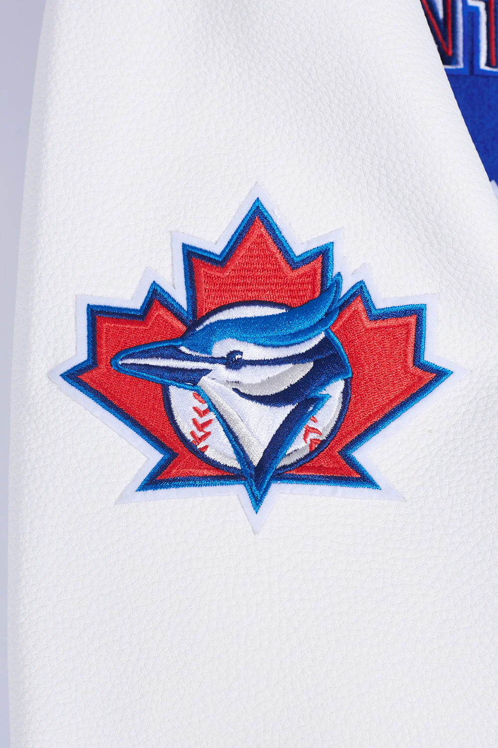 MLB TORONTO BLUE JAYS RETRO CLASSIC MEN'S RIB WOOL VARSITY JACKET