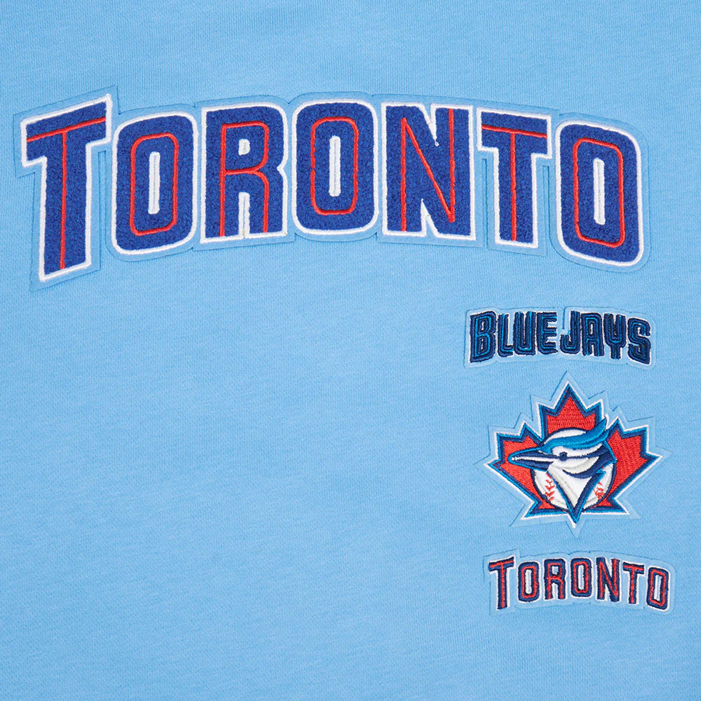 MLB TORONTO BLUE JAYS RETRO CLASSIC WOMEN'S RIB CREWNECK