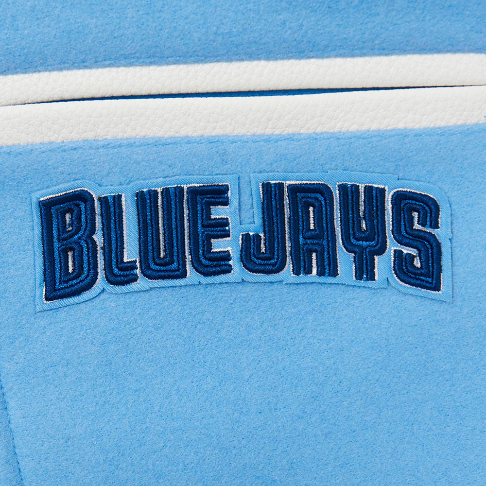 MLB TORONTO BLUE JAYS RETRO CLASSIC WOMEN'S RIB WOOL VARSITY JACKET