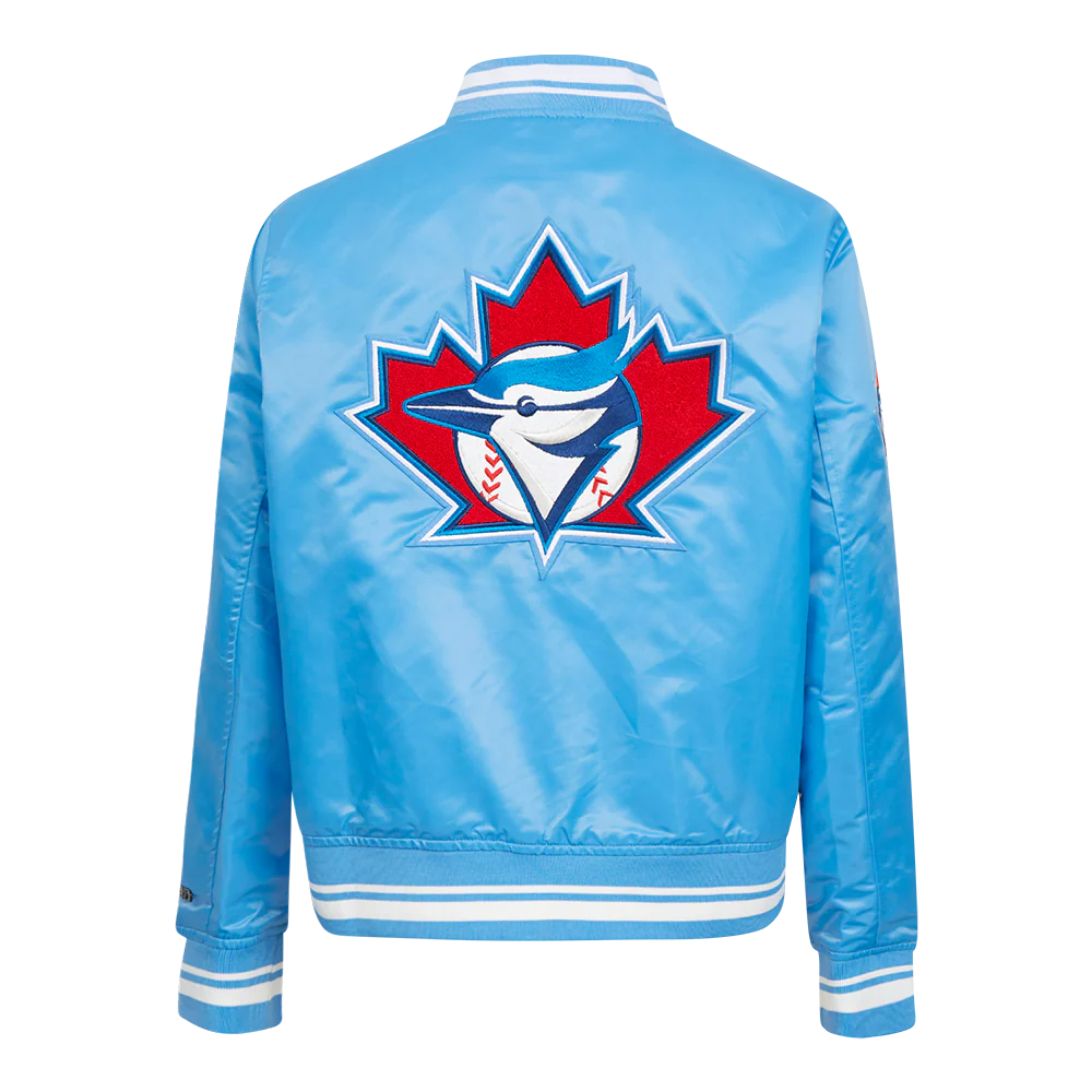 MLB TORONTO BLUE JAYS RETRO CLASSIC WOMEN'S RIB SATIN JACKET