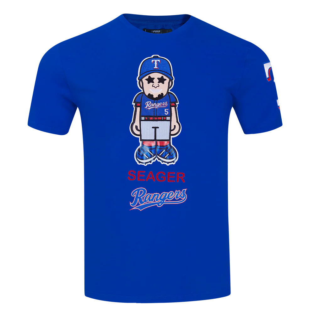 MLB TEXAS RANGERS COREY SEAGER #5 AVATAR MEN'S SJ TEE