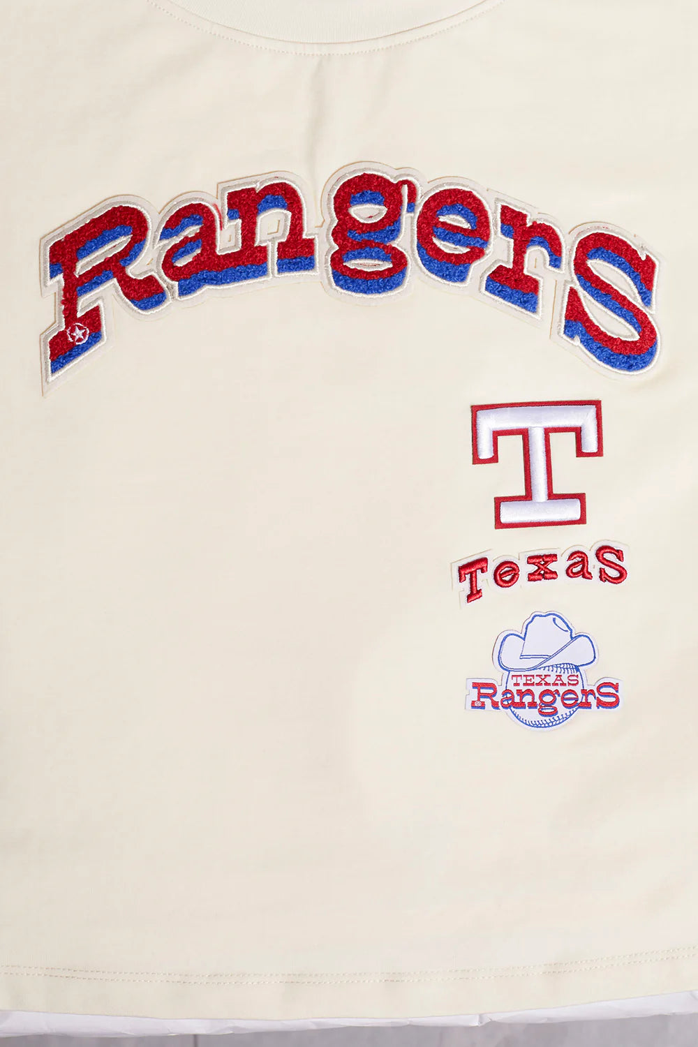 MLB TEXAS RANGERS RETRO CLASSIC WOMEN'S BOXY TOP