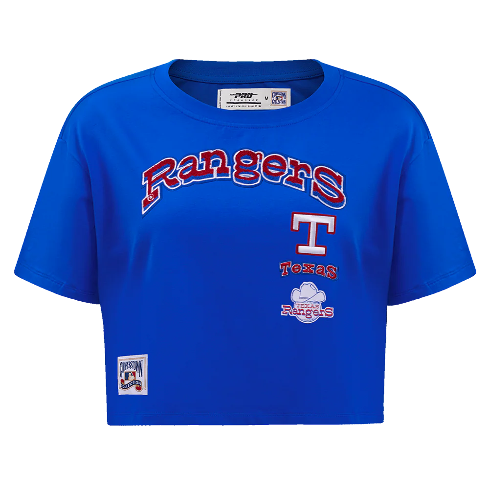 MLB TEXAS RANGERS RETRO CLASSIC WOMEN'S BOXY TOP
