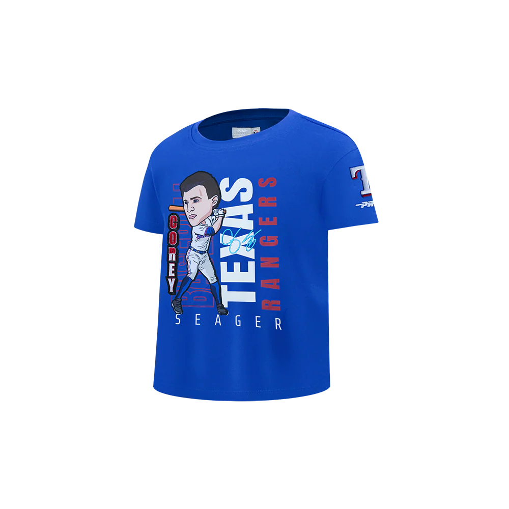 MLB TEXAS RANGERS COREY SEAGER #5 REMIX AVATAR BIG BOYS SHORT SLEEVE TOP