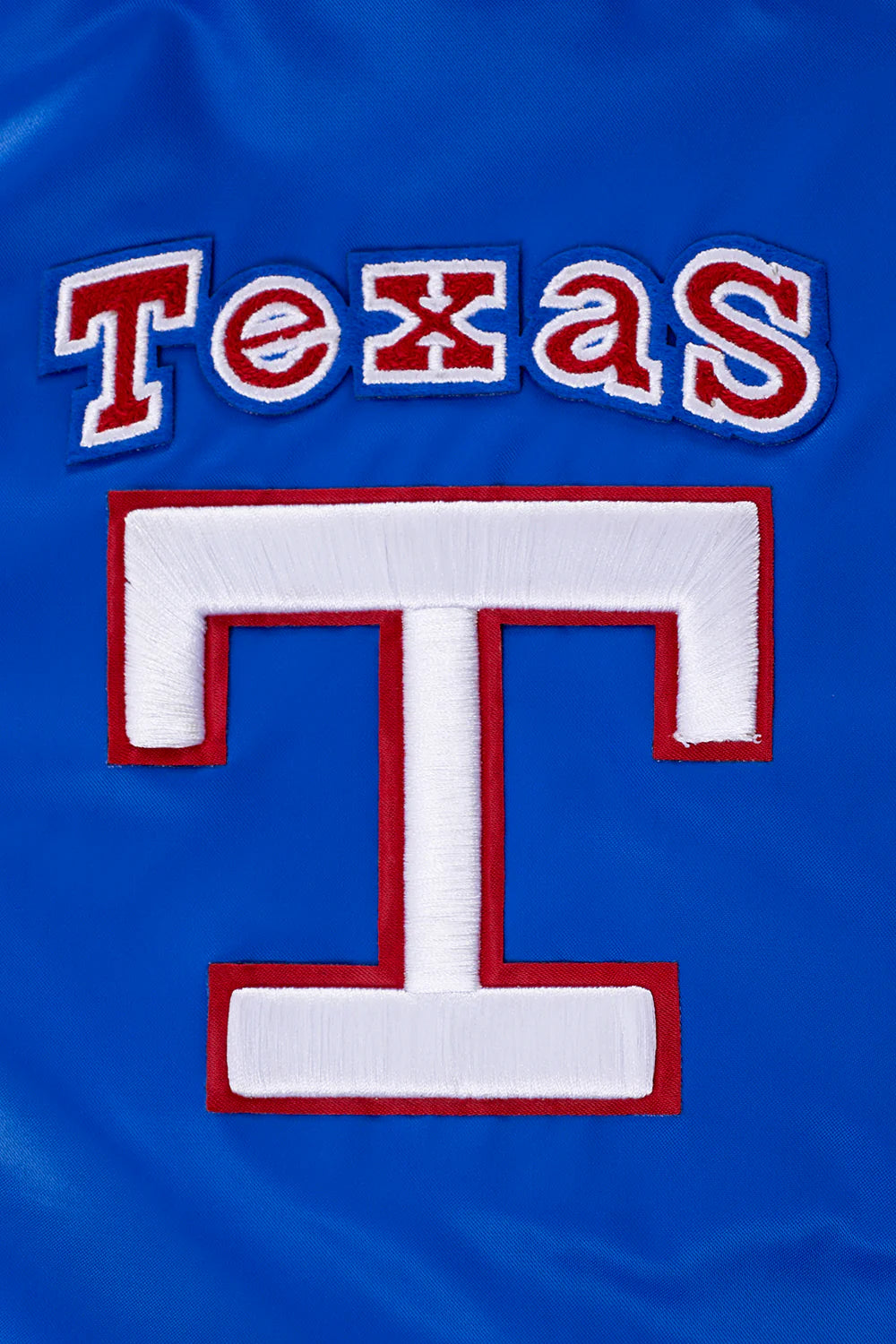 MLB TEXAS RANGERS RETRO CLASSIC WOMEN'S RIB SATIN JACKET